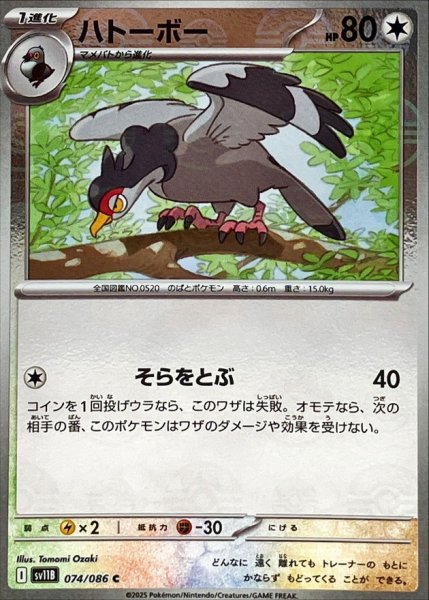 画像1: ハトーボー(モンスターボールミラー)【C】{074/086} (1)